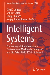 Enlarge image Cover: Intelligent Systems - Springer Nature Switzerland AG