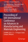 Cover: Proceeding of 6th International Conference on Advances in Manufacturing and Materials Engineering - Springer Nature Switzerland AG