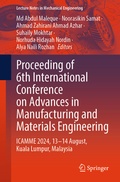 Cover: Proceeding of 6th International Conference on Advances in Manufacturing and Materials Engineering - Springer