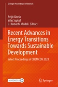 Cover: Recent Advances in Energy Transitions Towards Sustainable Development - Springer Nature Switzerland AG