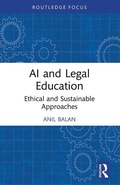 Cover: AI and Legal Education - Routledge