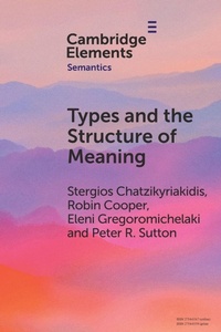 Abbildung von: Types and the Structure of Meaning - Cambridge University Press