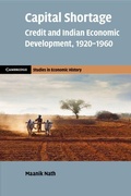Cover: Capital Shortage - Cambridge University Press