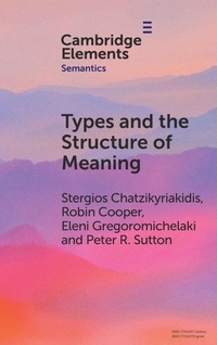 Abbildung von: Types and the Structure of Meaning - Cambridge University Press