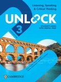 Cover: Unlock Level 3 Listening, Speaking and Critical Thinking Student's Book with Digital Pack - Cambridge University Press