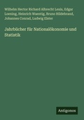 Cover: Jahrbuecher fuer Nationaloekonomie und Statistik - Antigonos Verlag