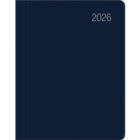 Bild vergrößern Bild: Zettler Taschenkalender blau 1W/2S 2026 - Timer 8 × 11 cm, 1 Woche auf 2 Seiten, Kunststoffeinband, FSC-zertifiziert - ZETTLER Kalender