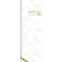 Abbildung von: Vormerkbuch Recycling 2026 - Bürokalender 10,5x29,7 cm - 1 Woche auf 1 Seite - mit Drahtkammbindung - aus Recyclingpapier - Tischkalender - 718-0700 - ZETTLER Kalender