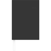 Abbildung von: Wochenbuch schwarz 2026 - Bürokalender 14,6x21 cm - 1 Woche auf 2 Seiten - mit Eckperforation - Notizbuch - Wochenkalender - 766-0020 - ZETTLER Kalender