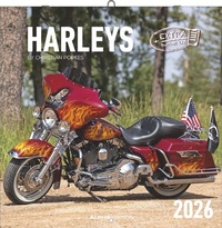 Abbildung von: Harleys 2026 - Broschürenkalender 30x30 cm (30x60 geöffnet) - Kalender mit Platz für Notizen - Motorräder - Bildkalender - Wandplaner - Harley-Davidson - ALPHA EDITION