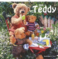Abbildung von: Teddy 2026 - Broschürenkalender 30x30 cm (30x60 geöffnet) - Kalender mit Platz für Notizen - Bildkalender - Wandkalender - mit herausnehmbarem Poster - ALPHA EDITION