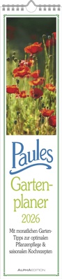 Abbildung von: Paules Gartenplaner 2026 - Streifenplaner - Wandplaner - Küchen-Kalender - 11,3x49,5 - ALPHA EDITION