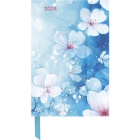 Abbildung von: Bright Flowers 2026 - Diary - Buchkalender - Taschenkalender - 10x15 - Neumann