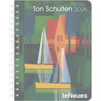 Abbildung von: Ton Schulten 2026 - Diary - Buchkalender - Taschenkalender - Kunstkalender - 16,5x21,6 - Neumann