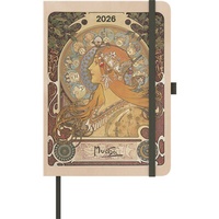Abbildung von: Alfons Mucha 2026 - Buchkalender - Taschenkalender - Kunstkalender - 16x22 - Neumann