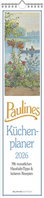 Abbildung von: Paulines Küchenplaner 2026 - Streifenplaner - Wandplaner - Küchen-Kalender - 11,3x49,5 - ALPHA EDITION