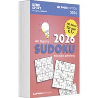 Abbildung von: Das tägliche Sudoku 2026 - Tagesabreißkalender -14,8x21,0 - Rätselkalender - Knobelkalender - ALPHA EDITION