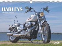 Abbildung von: Harleys 2026 - Wand-Kalender - 42x29,7 - Motorrad - Neumann