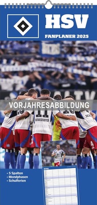 Abbildung von: Hamburger SV 2026 - Fanplaner - Fußball-Kalender - Fan-Kalender - 22x45 - Sport - Neumann