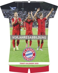 Abbildung von: FC Bayern München 2026 - Trikotkalender - Wand-Kalender - Fan-Kalender - Fußball-Kalender - 34,1x42 - Sport - Neumann