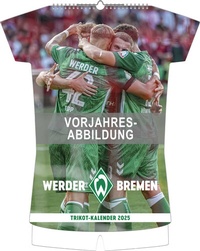Abbildung von: Werder Bremen 2026 - Trikotkalender - Fan-Kalender - Fußball-Kalender - 34,1x42 - Sport - Neumann
