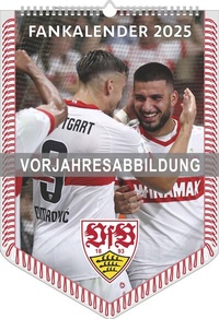 Abbildung von: VfB Stuttgart 2026 - Bannerkalender - Fan-Kalender - Fußball-Kalender - 29,7x42 - Sport - Neumann