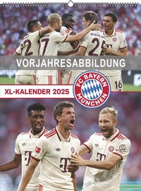 Abbildung von: N NEUMANNVERLAGE - FC Bayern München 2026 Posterkalender, 48x64cm, Fußball-Kalender mit Motiven der Stars, Fan-Kalender mit Fußball-Highlights, Spiralbindung und internationales Kalendarium - Neumann