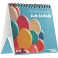 Cover: Alpha Edition - Der kleine Kalender zum L&auml;cheln 2026 - Tischkalender 14&times;12 cm mit 12 fr&ouml;hlichen Motiven & Spr&uuml;chen, dekorativer Aufstellkalender f&uuml;r Zuhause, B&uuml;ro & als Geschenkidee - ALPHA EDITION