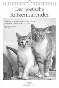 Abbildung von: Der poetische Katzenkalender im Format 21 x 29,7 - ALPHA EDITION