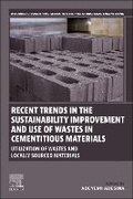Cover: Recent Trends in the Sustainability Improvement and Use of Wastes in Cementitious Materials - Woodhead Publishing