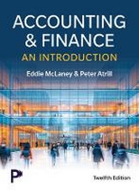 Enlarge image Cover: MyLab Accounting, Accounting and Finance: An Introduction eText, and print textbook - Pearson Education Limited