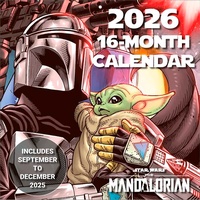 Abbildung von: Pyramid - THE MANDALORIAN 2026 - Broschürenkalender 30×30 cm mit Din Djarin & Grogu (Baby Yoda) - Star Wars Wandkalender für Sci-Fi- & Serien-Fans - Pyramid Posters T/A Pyramid International