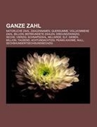 Abbildung von: Ganze Zahl - Books LLC, Wiki Series