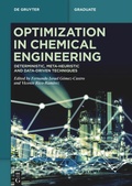 Cover: Optimization in Chemical Engineering - De Gruyter