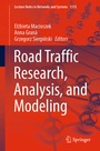 Cover: Road Traffic Research, Analysis, and Modeling - Springer