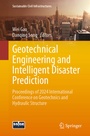 Cover: Geotechnical Engineering and Intelligent Disaster Prediction - Springer