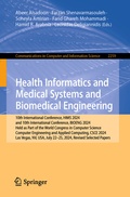 Cover: Health Informatics and Medical Systems and Biomedical Engineering - Springer