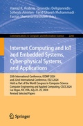 Cover: Internet Computing and IoT and Embedded Systems, Cyber-physical Systems, and Applications - Springer