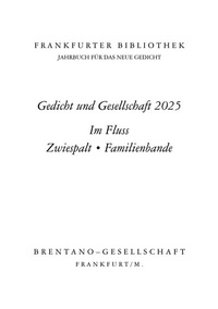 Abbildung von: Frankfurter Bibliothek 2025 - Frankfurter Verlagsgruppe GmbH