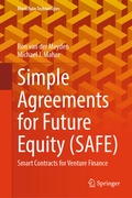 Cover: Simple Agreements for Future Equity (SAFE) - Springer Nature Switzerland AG