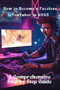 Cover: How to Become a Faceless YouTuber in 2025: A Comprehensive Step-by-Step Guide (Passive Income, #1) - JustIn