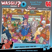 Abbildung von: Wasgij Retro Mystery 9 - Zugüberfall - Puzzle 1000 Teile - Jumbo Spiele GmbH