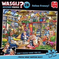 Abbildung von: Wasgij Mystery 28 - Feline Frenzy - Puzzle 1000 Teile - Jumbo Spiele GmbH