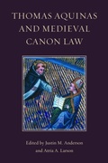 Cover: Thomas Aquinas and Medieval Canon Law - The Catholic University of America Press