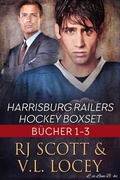 Cover: Harrisburg Railers Hockey Boxset B&uuml;cher 1-3 (Harrisburg Railers (Deutsche Ausgabe), #3.5) - Love Lane Books Ltd