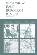 Cover: Slavonic & East European Review (102.4) 2024 - Modern Humanities Research Association