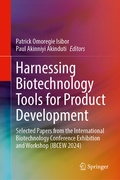 Cover: Harnessing Biotechnology Tools for Product Development - Springer