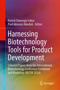 Enlarge image Cover: Harnessing Biotechnology Tools for Product Development - Springer