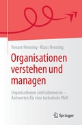 Cover: Organisationen verstehen und managen - Springer