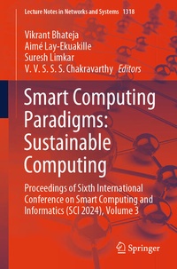 Enlarge image Cover: Smart Computing Paradigms: Sustainable Computing - Springer Nature Switzerland AG